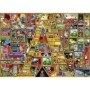 Puzzle Alfabet, Litera A, 1000 Piese Ravensburger - 1